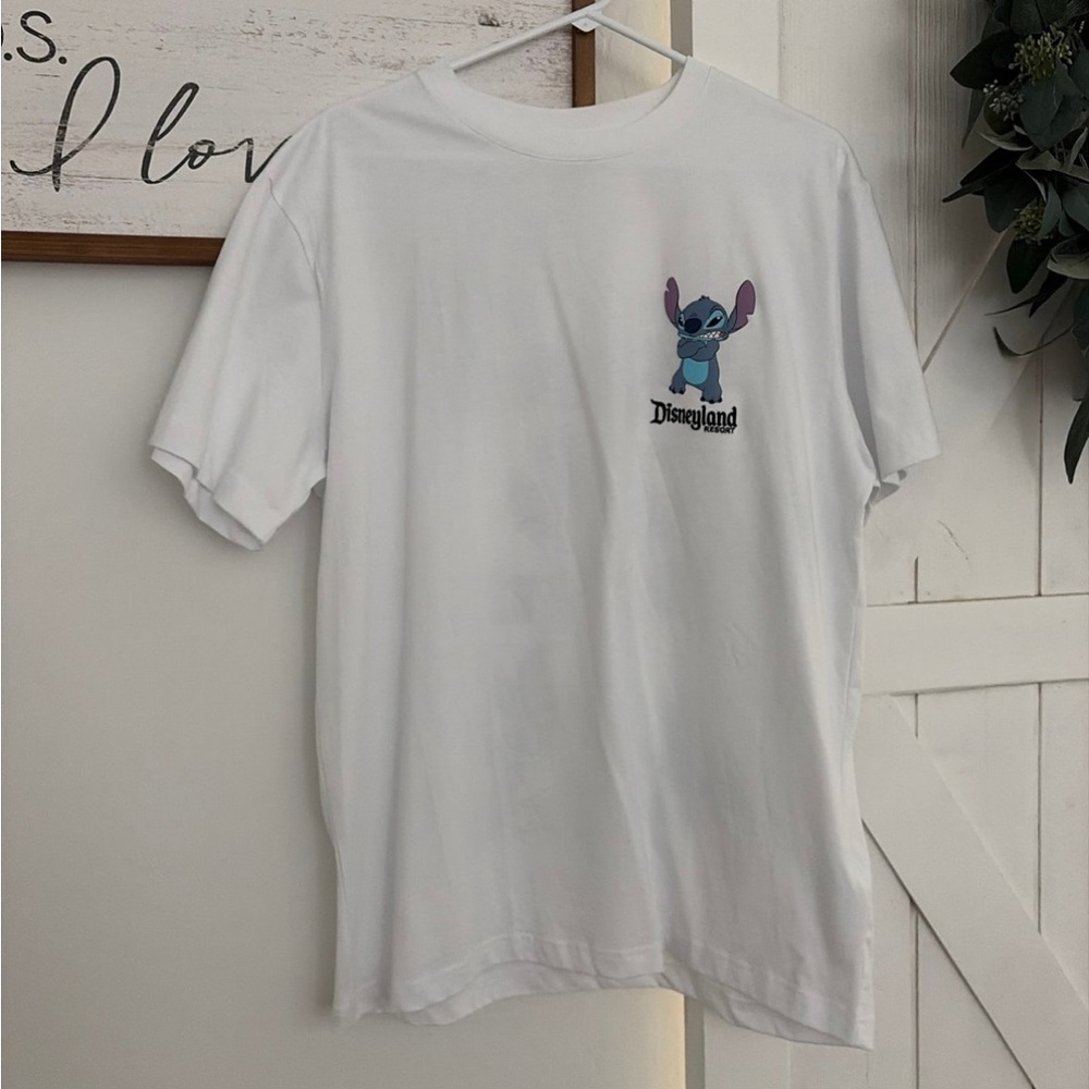 Disney Stitch White Crew Neck Tee